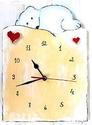 bärchen uhr basteln